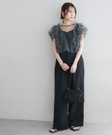 DISCOAT(ディスコート) 【オケージョン】チュール使いセットオールインワン