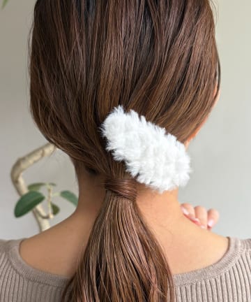 Lattice(ラティス) キルティング風エコファーパッチンピン