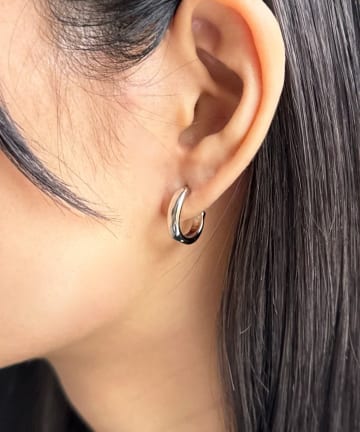 Lattice(ラティス) シンプルフープピアス