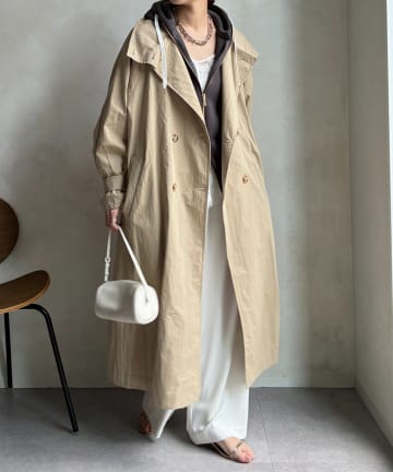 DOUDOU(ドゥドゥ) ライナー付トレンチコート