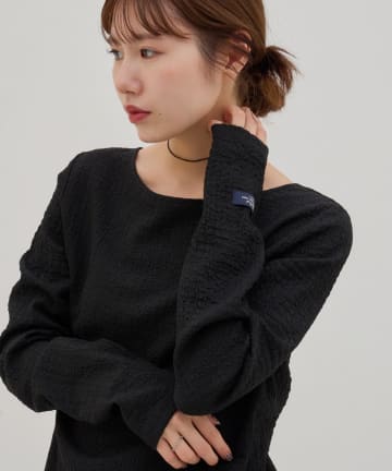 DISCOAT(ディスコート) 【umm.】前後2wayジャガードプルオーバー