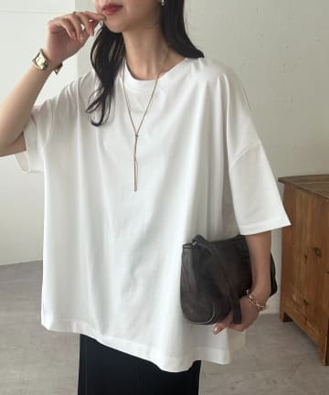 DISCOAT(ディスコート) 【WEB限定】ドルマンビッグ半袖Tシャツ