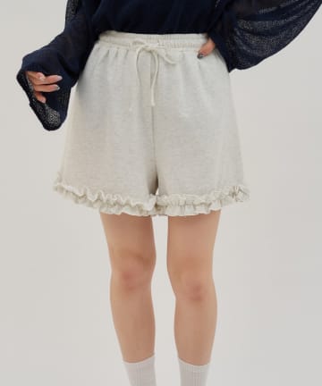 DISCOAT(ディスコート) 【umm.】フリルショートパンツ