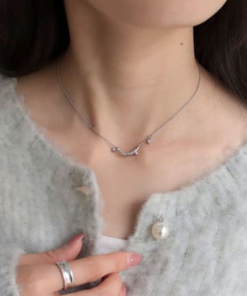 FREDY & GLOSTER(フレディ アンド グロスター) モチーフジルコネックレス