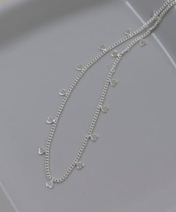 FREDY & GLOSTER(フレディ アンド グロスター) ハートチェーンアジャストネックレス