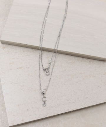 FREDY & GLOSTER(フレディ アンド グロスター) キラキラチェーンフックロングネックレス