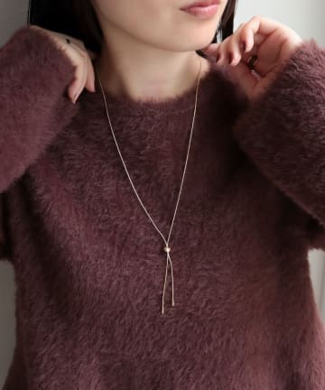 FREDY & GLOSTER(フレディ アンド グロスター) スネイクチェーン粒スライドネックレス