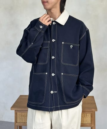 CPCM(シーピーシーエム) 防花粉加工ステッチカバーオール