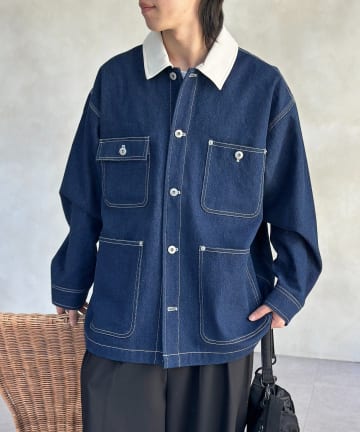 CPCM(シーピーシーエム) 防花粉加工ステッチカバーオール