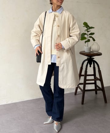 Chez toi(シェトワ) 【マルチWAY】ステンカラーコート