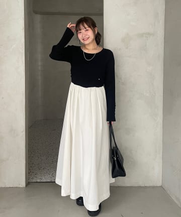 mystic(ミスティック) 【@__misa__03企画】プレート付きドッキングワンピース