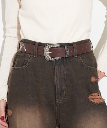 CIAOPANIC(チャオパニック) 星形スタッズベルト