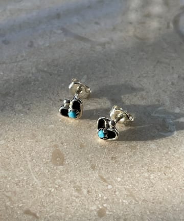 ear PAPILLONNER(イア パピヨネ) 《スターリングシルバー使用》プチハートピアス