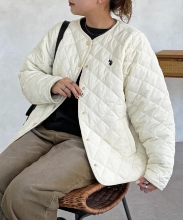 CPCM(シーピーシーエム) 【U.S. POLO ASSN.】キルティングジャケット