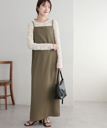 DISCOAT(ディスコート) 【Noka】スクエアキャミワンピース