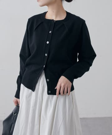 Lui's(ルイス) コットンコンパクトカーディガン