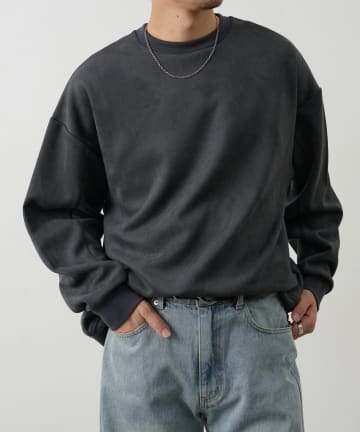 COLONY 2139(コロニー トゥーワンスリーナイン) 【セットアップ対応】シンセティックスエードクルーネック