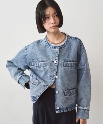 LOUNGEDRESS(ラウンジドレス) デニムショートジャケット