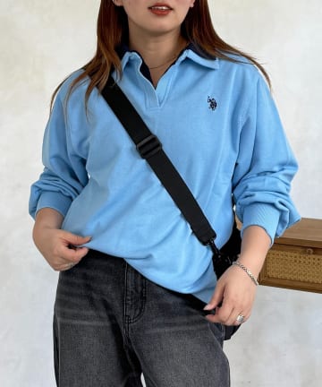 CPCM(シーピーシーエム) 【U.S. POLO ASSN.】レイヤード裏毛プルオーバー