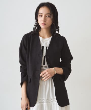 LOUNGEDRESS(ラウンジドレス) レディースのノーカラージャケットの商品