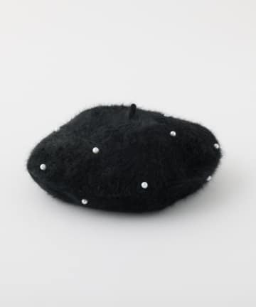 one after another NICE CLAUP(ワンアフターアナザー ナイスクラップ) パール付きベレー帽
