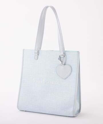 one after another NICE CLAUP(ワンアフターアナザー ナイスクラップ) 【LouLoumei】／ハートチャーム付きトートバッグ／自立可能