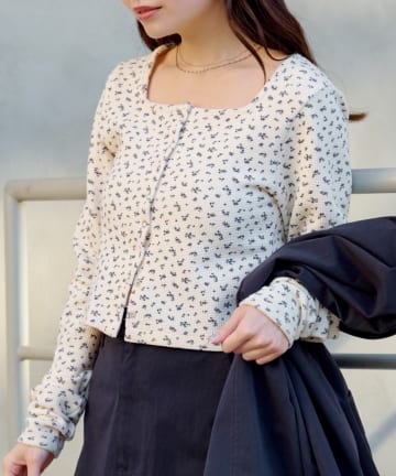 Kastane(カスタネ) 【12.25(木)0:00発売/WEB先行/7色展開】サーマルカーディガン