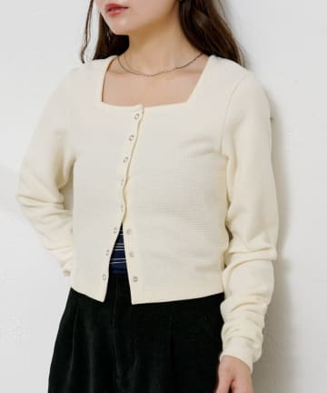 Kastane(カスタネ) 【WEB先行/一部WEB限定カラー/7色展開】サーマルカーディガン