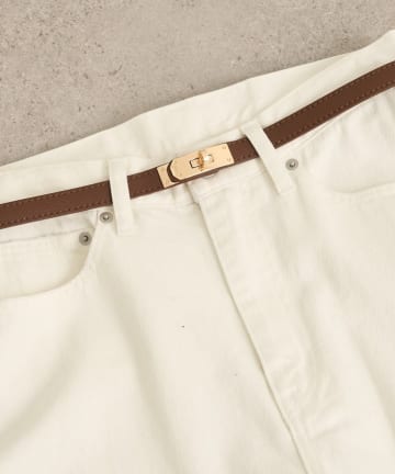 Omekashi(オメカシ) 【MILLELA FIRENZE】金具付きレザーベルト