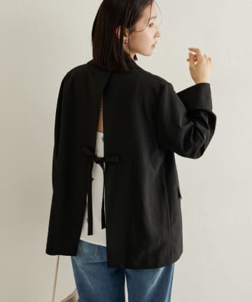 Omekashi(オメカシ) 【セットアップ着用可能◎】バックデザインテーラードジャケット