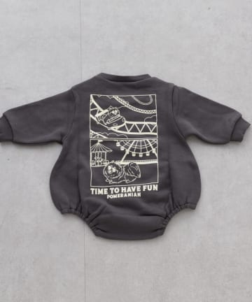 CIAOPANIC TYPY(チャオパニックティピー) 【BABY】DOG刺繍スウェットロンパース/WEB限定カラーあり