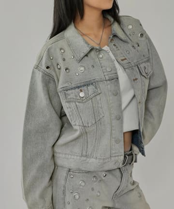 WHO’S WHO gallery(フーズフーギャラリー) ハトメデニムジャケット