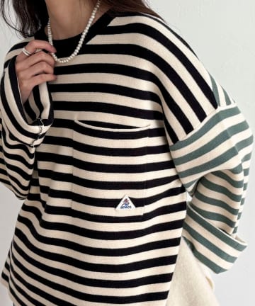 FREDY & GLOSTER(フレディ アンド グロスター) 【GEVACO/ゲバコ】ボーダーニットプルオーバー