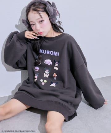 OLIVE des OLIVE(オリーブ デ オリーブ) メロクロ　スウェット