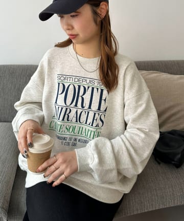 DISCOAT(ディスコート) 【ユニセックス】アソートロゴスウェット