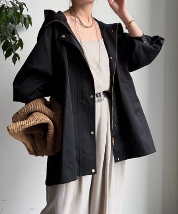 DOUDOU(ドゥドゥ) スタンドフーディーMA1