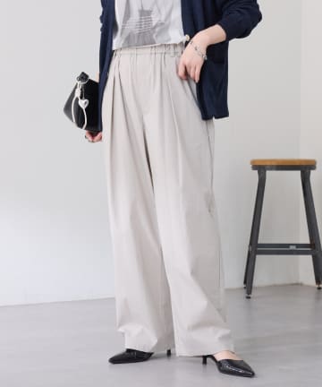 COLLAGE GALLARDAGALANTE(コラージュ ガリャルダガランテ) 【総ゴム×ベルトループ】タフタタックパンツ