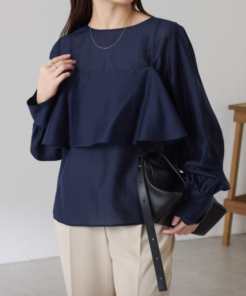 COLLAGE GALLARDAGALANTE(コラージュ ガリャルダガランテ) 【ロングシーズン使える】ビスチェセットブラウス