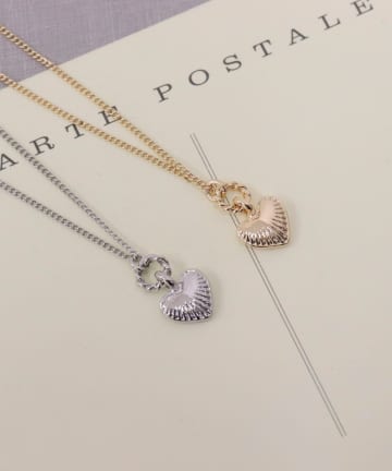 FREDY & GLOSTER(フレディ アンド グロスター) 刻みミニハートネックレス