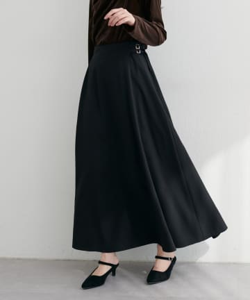 NICE CLAUP / OLIVE des OLIVE OUTLET(ナイスクラップ  / オリーブ デ オリーブ アウトレット) 【EVERY.VERY niceclaup】ハイウエストベルトフレアスカート