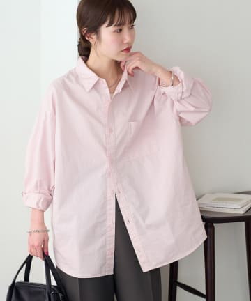 DISCOAT(ディスコート) 【Enlude】ポプリンオーバーシャツ《ユニセックス》