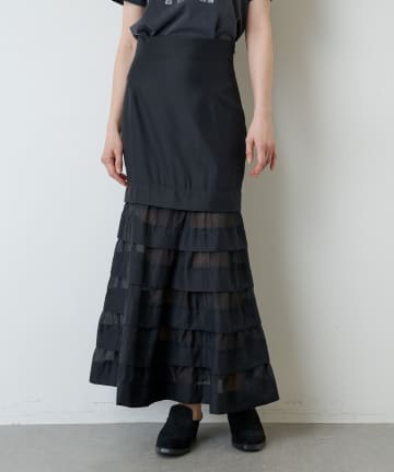 Whim Gazette(ウィム ガゼット) オーガンジーマーメイドスカート4