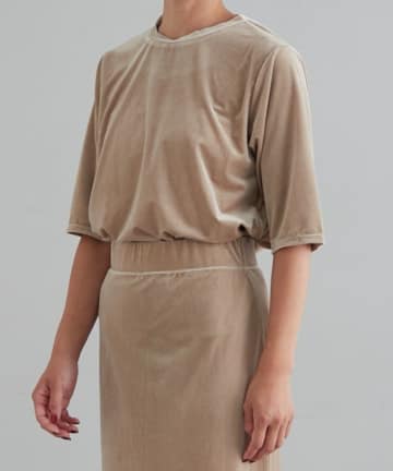 OUTLET(アウトレット) 【earthy_】ベロアTee