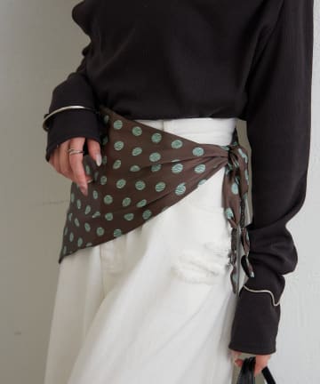 mystic(ミスティック) 三角ドットスカーフ