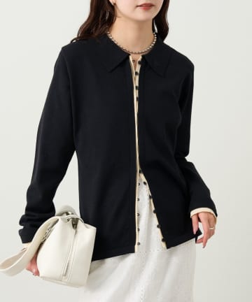 mystic(ミスティック) 長袖ポロニット