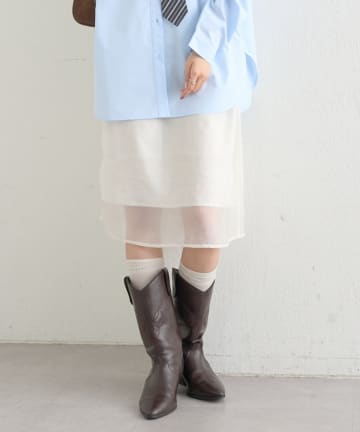 mystic(ミスティック) シアーミドルスカート