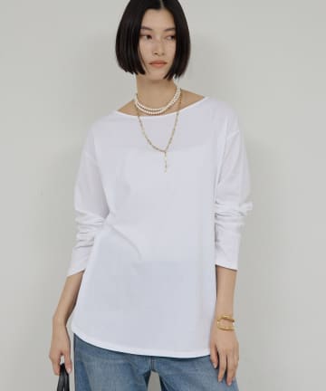 GALLARDAGALANTE(ガリャルダガランテ) 【手洗い可】ラウンドヘムT