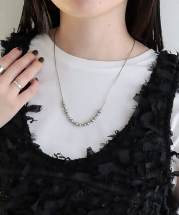 FREDY & GLOSTER(フレディ アンド グロスター) ボールメタルトップアジャストネックレス