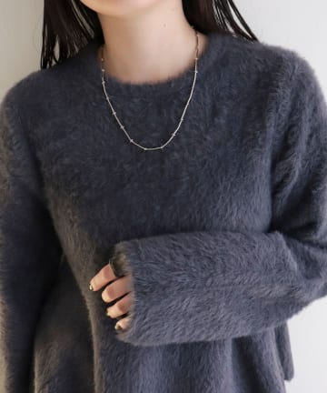 FREDY & GLOSTER(フレディ アンド グロスター) クロスビーズミドルネックレス