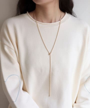 FREDY & GLOSTER(フレディ アンド グロスター) ねじりチェーンアジャストロングネックレス